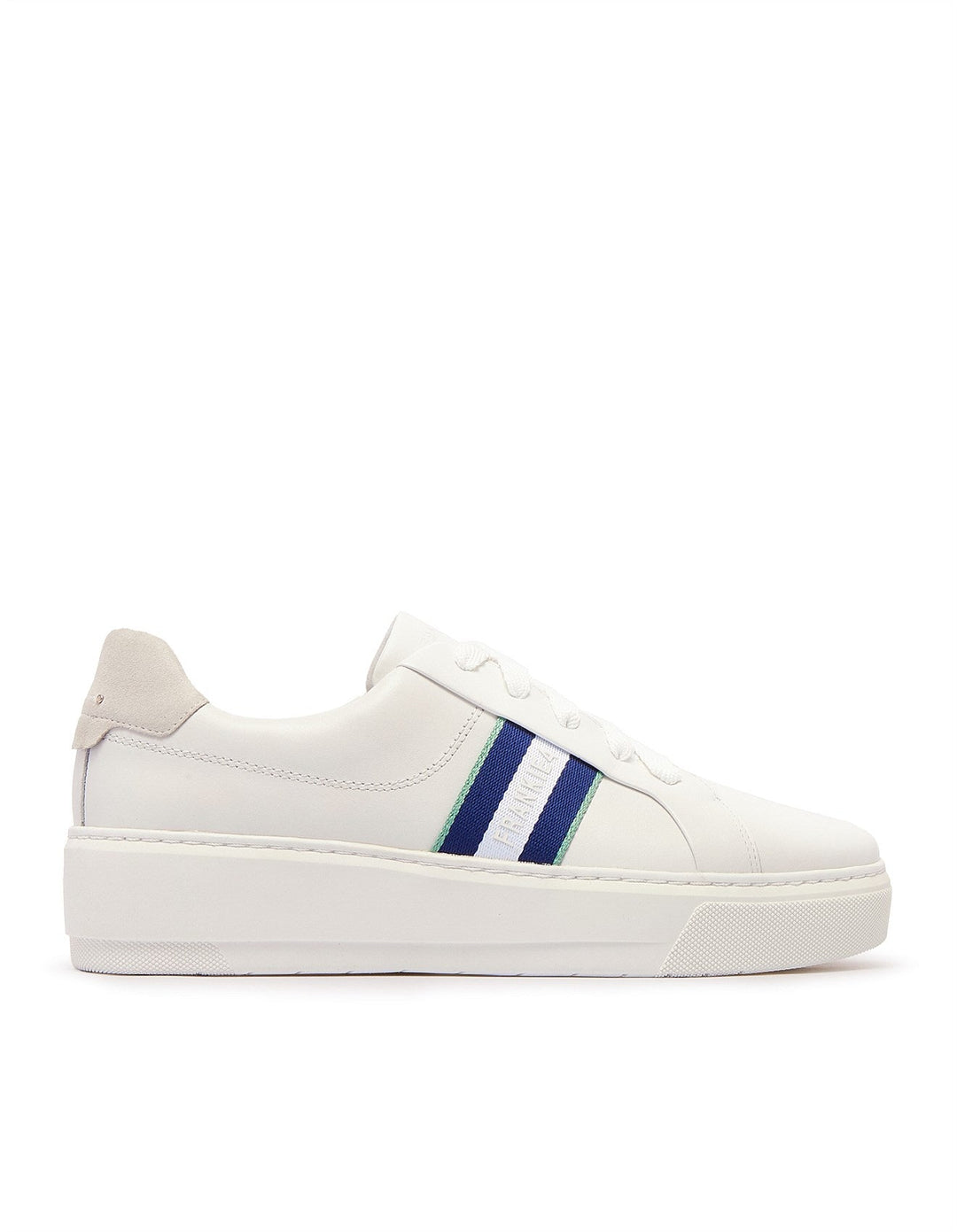 Frankie4 Riley - White / Navy Shoes FRANKIE4