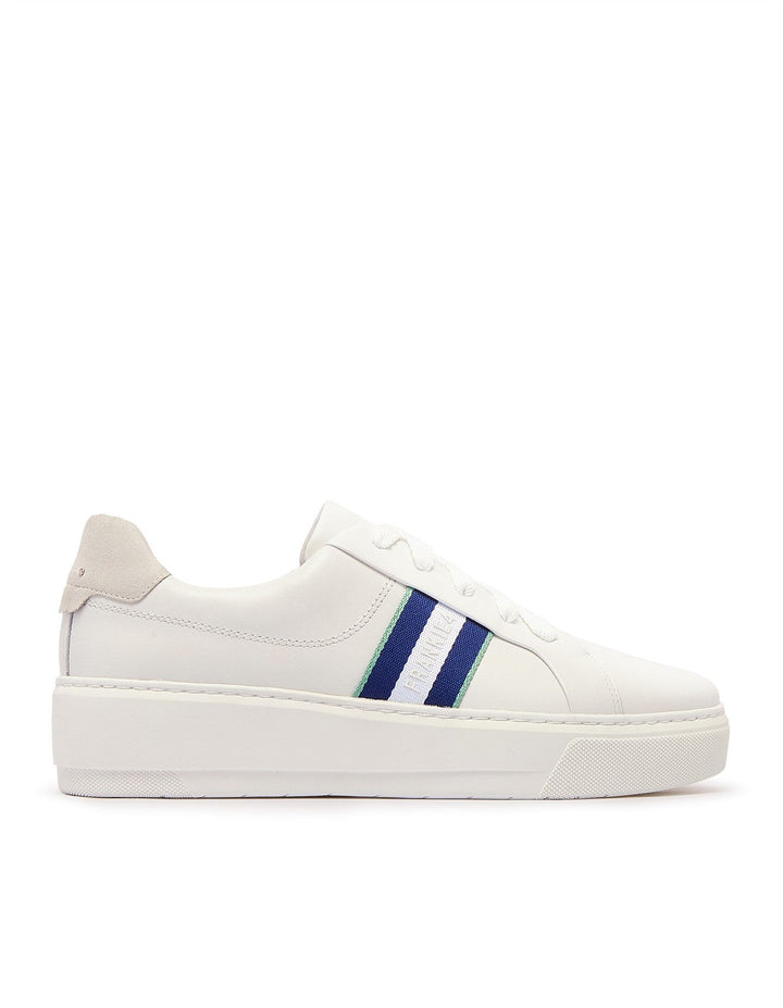 Frankie4 Riley - White / Navy Shoes FRANKIE4
