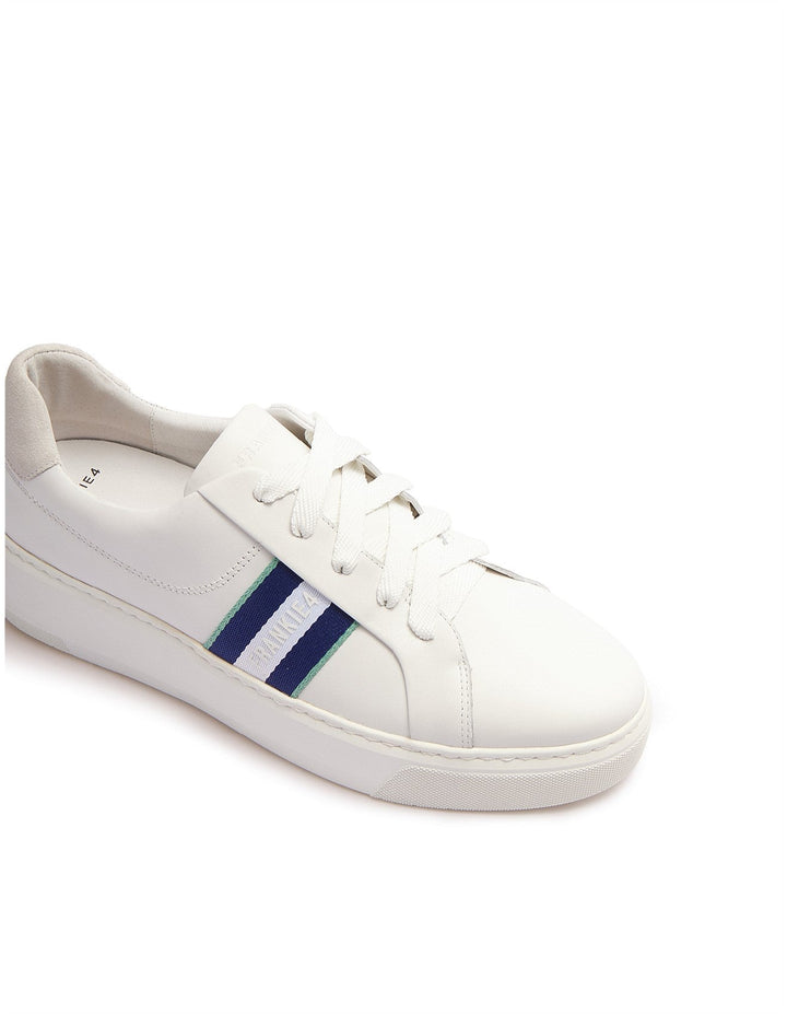 Frankie4 Riley - White / Navy Shoes FRANKIE4