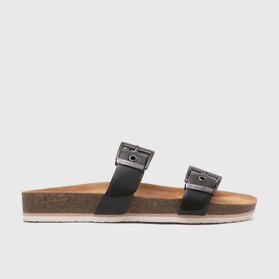 Frankie4 Sandy III Black Slides Shoes FRANKIE4