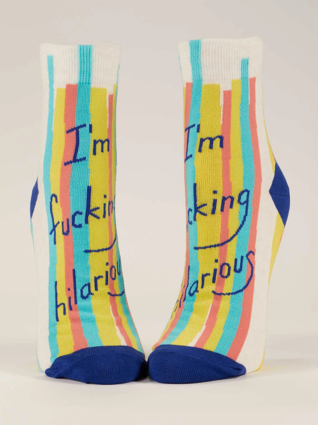 "Fucking hilarious" socks socks Blue Q Socks