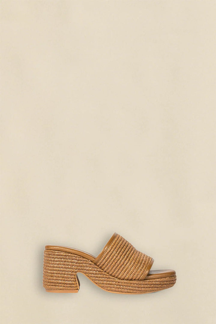 Gather Mule - Wheat Zoe Kratzmann Shoes Zoe Kratzmann