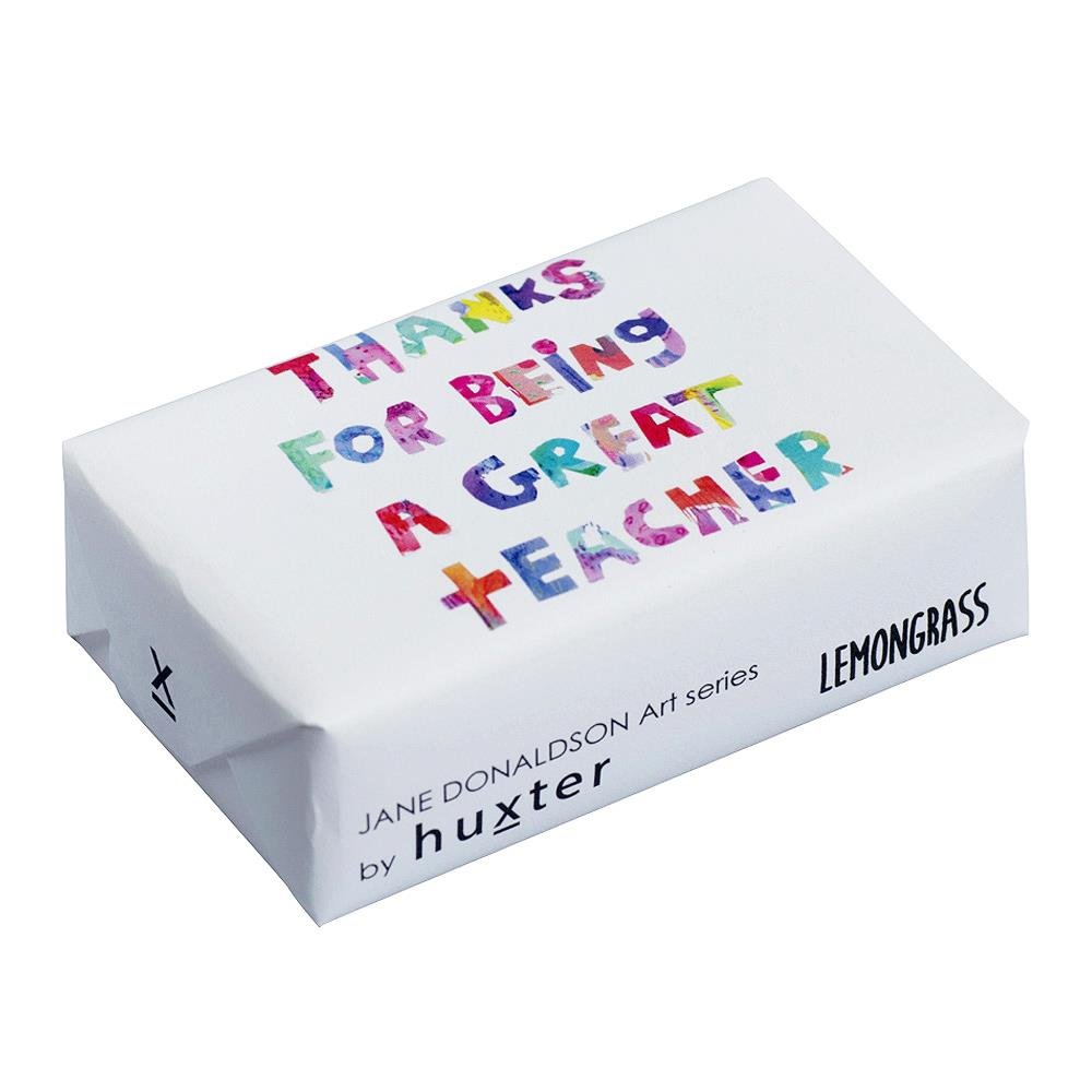 Huxter Soap - 'thanks for Being a great teacher' Lemongrass Bar Soap HUXTER