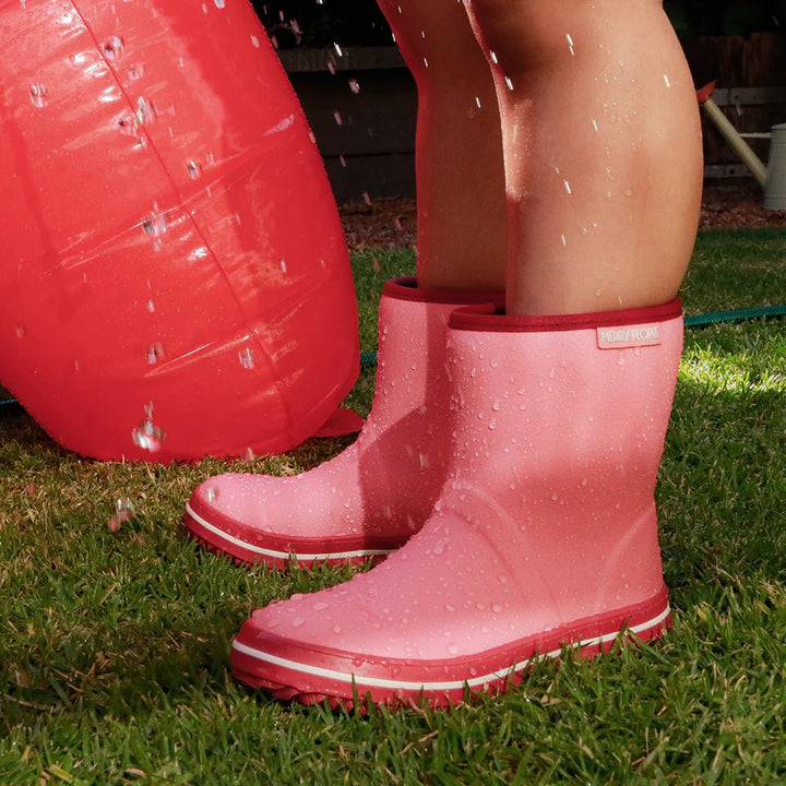 KIDS Merry People Andie Boot - Bubblegum Gumboot Merry People