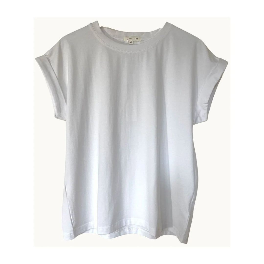 Little lies Rhodes Tee - White Tee shirt Little Lies