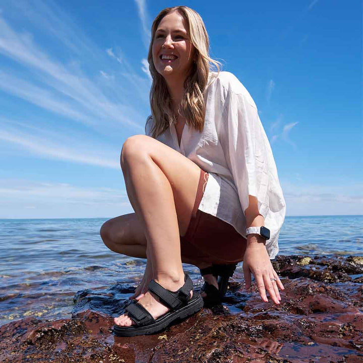 Lochie Sandal - Black Limited Edition sandal Merry People