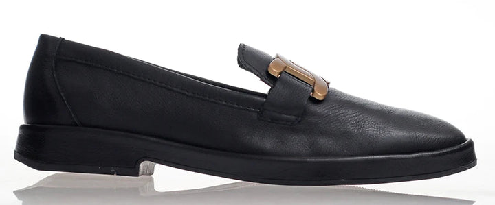 Luigi Black Loafer Shoes Alfie & Evie