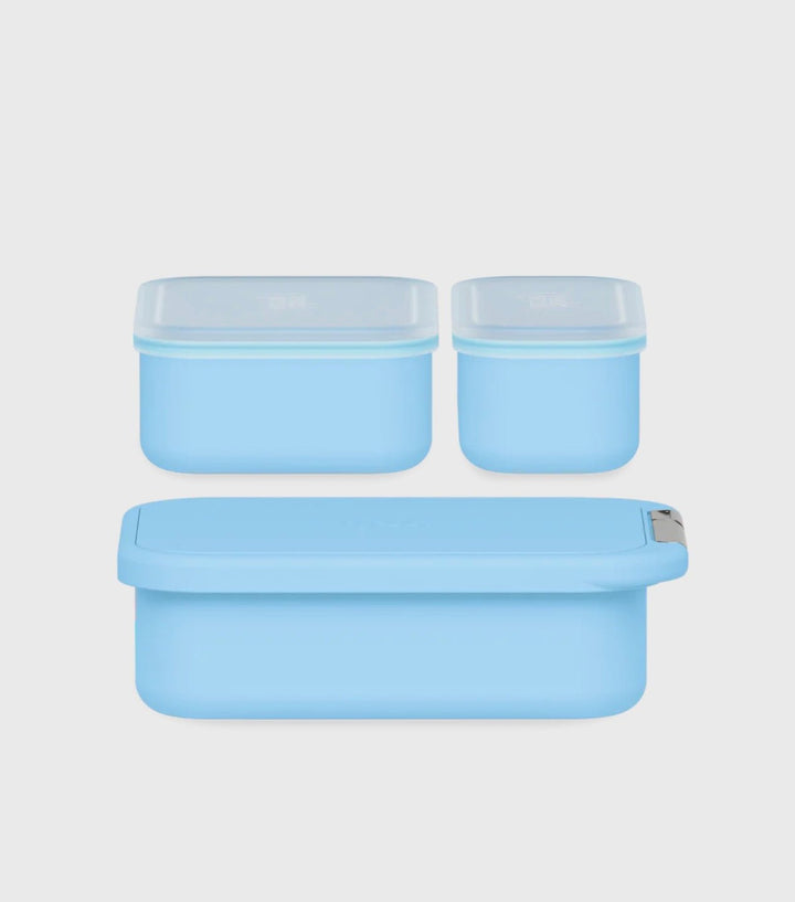 Lunch Container with Silicon Lid - Sky Blue lunch box Frank Green