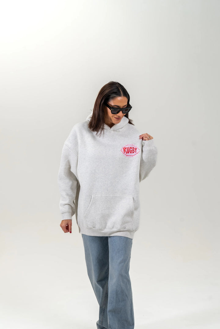 Maku - RUGBY Unisex Hoodie - GREY Windcheater Maku