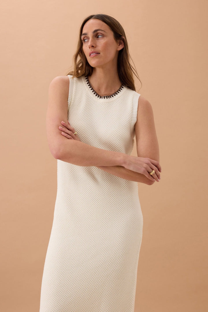 Olive Knit Midi Dress Ceres Life