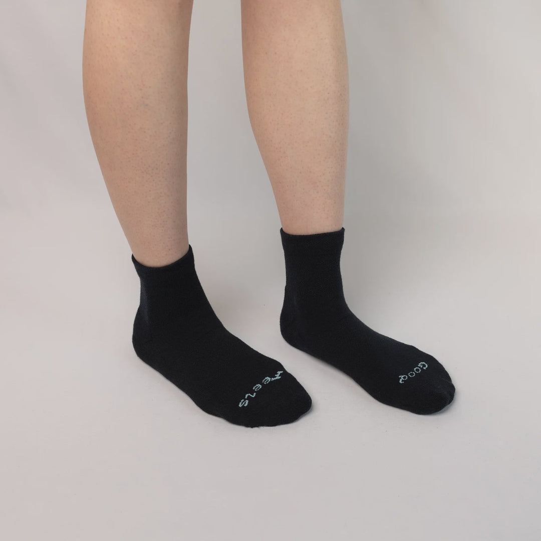 Paire Quarter Sock - Black SOCKS Paire