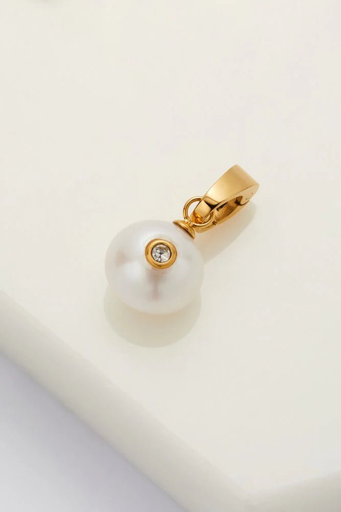 Pearl & Crystal Charm charms Zafino Jewellery