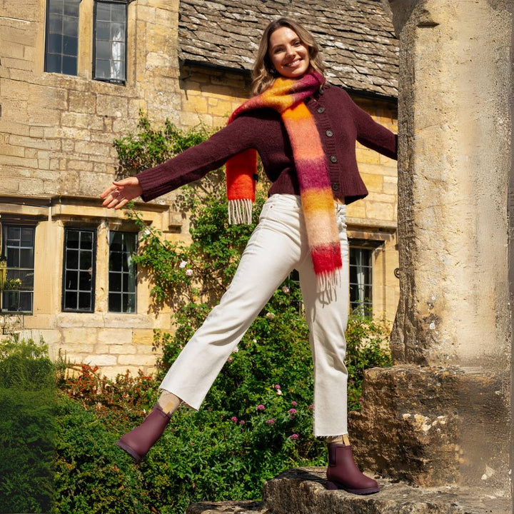 Bobbi Boot - Dark Cherry Gumboot Merry People