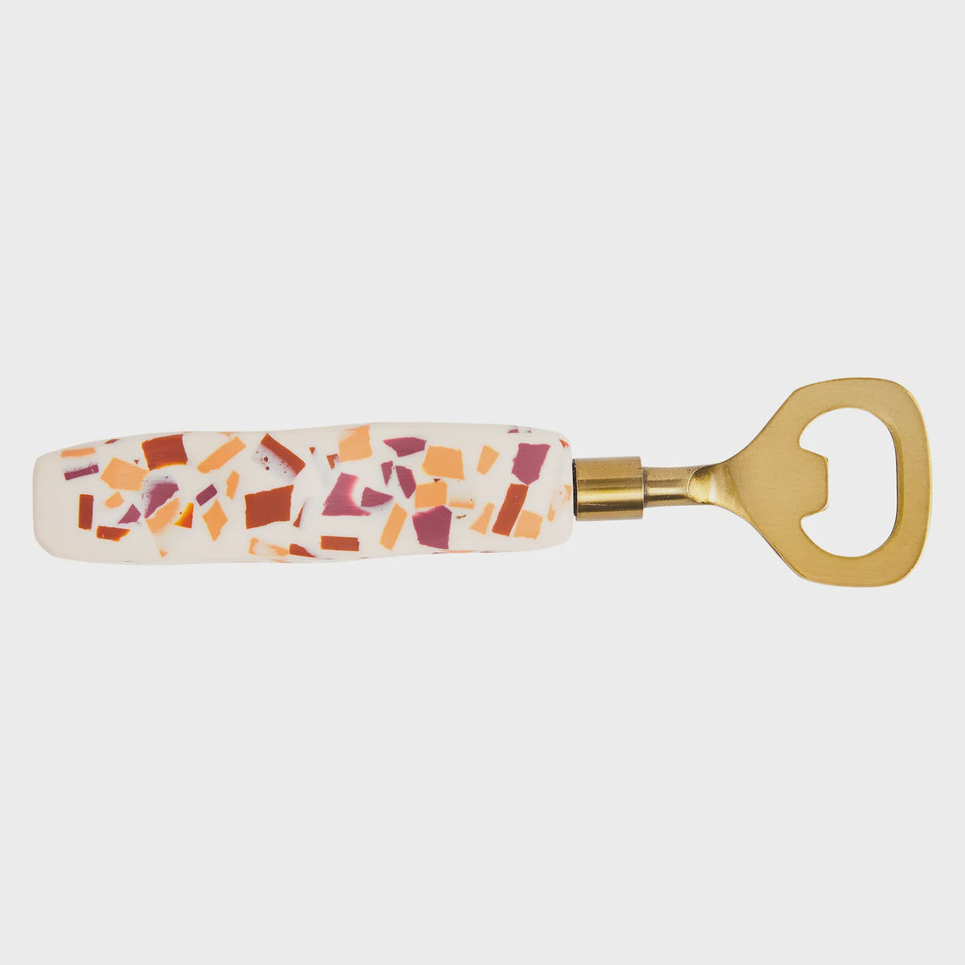 Court Bottle opener - Nougat Terrazzo Cosmetic & Toiletry Bags Sage & Clare   