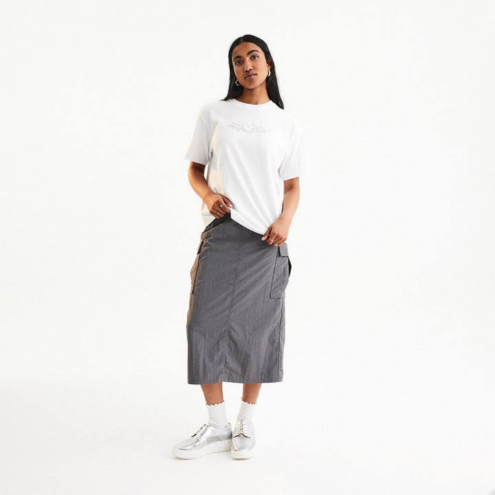 ROLLIE Derby City Punch Silver Shoes Rollie