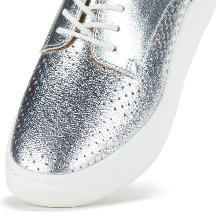 ROLLIE Derby City Punch Silver Shoes Rollie