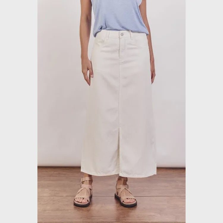Roxie Denim Skirt - White Skirts Little Lies
