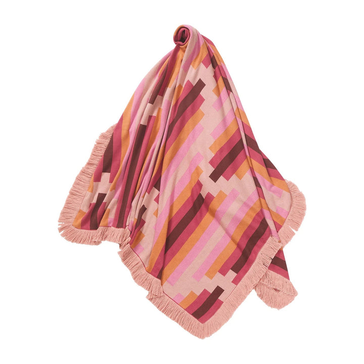 Sage and Clare - Nisha Knit Blanket - Rosewater Blankets Sage & Clare