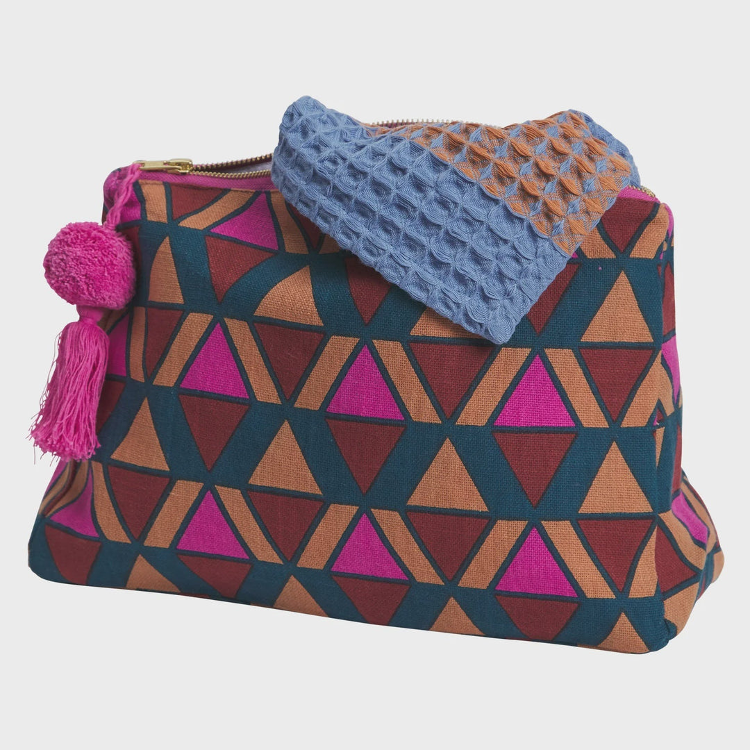 Sage and Clare PIRRO COSMETIC BAG Cosmetic & Toiletry Bags Sage & Clare