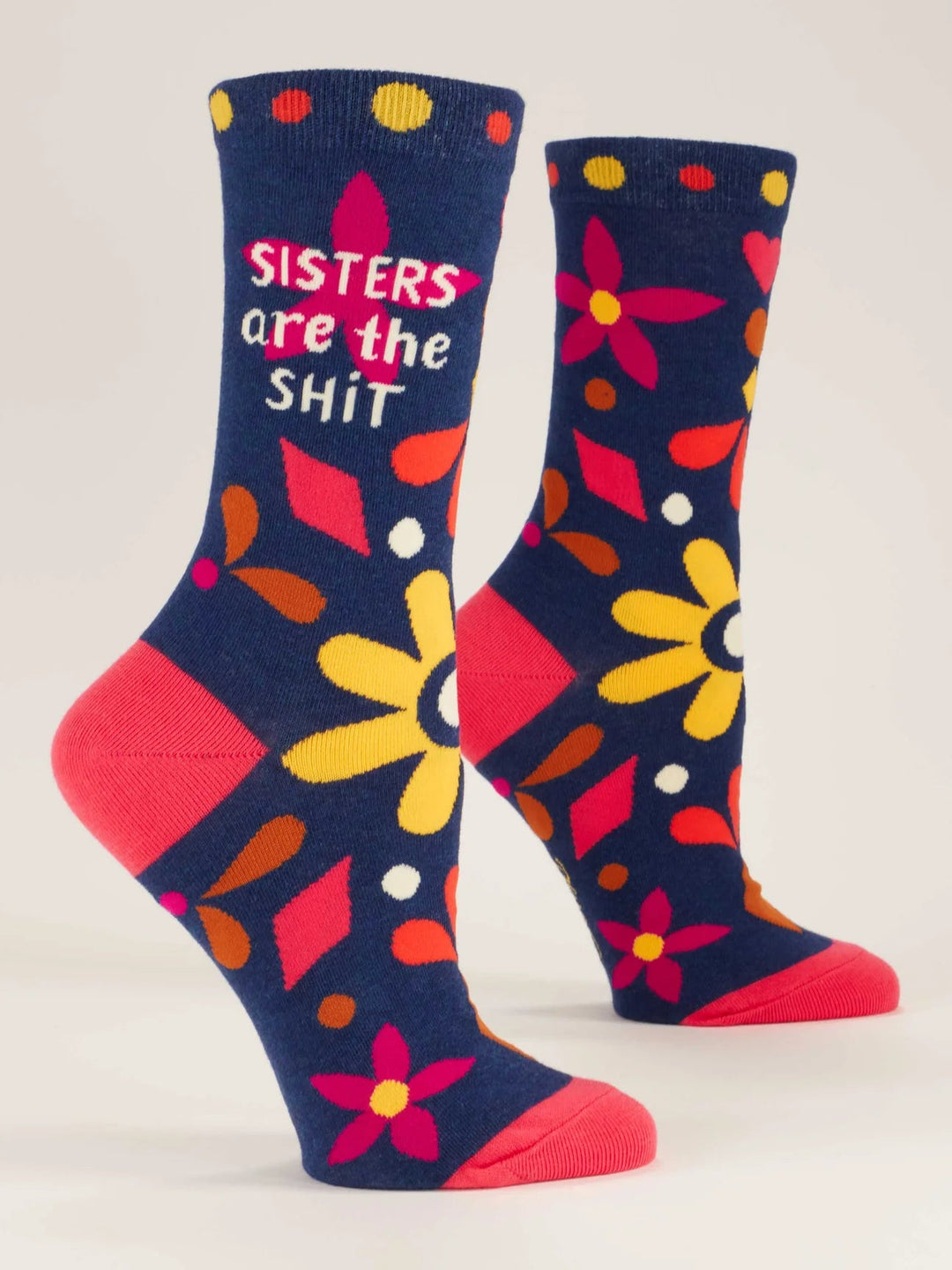 "Sisters are the shit" Socks socks Blue Q Socks