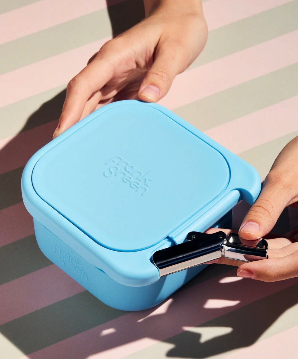 Snack Container with Silicon Lid - Mint Gelato lunch box Frank Green