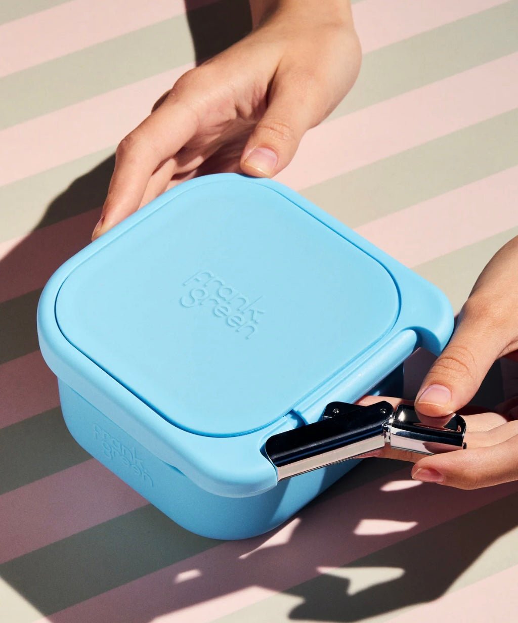 Snack Container with Silicon Lid - Mint Gelato lunch box Frank Green