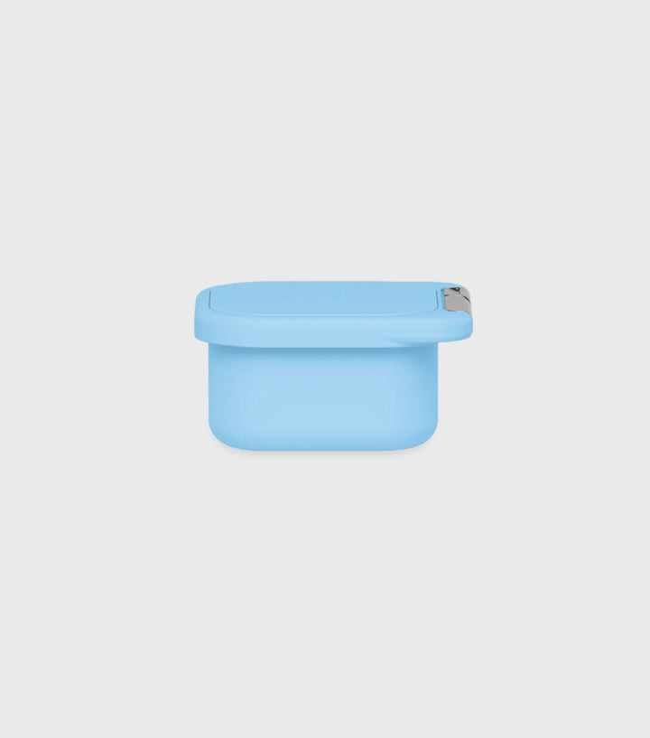 Snack Container with Silicon Lid - Sky blue lunch box Frank Green