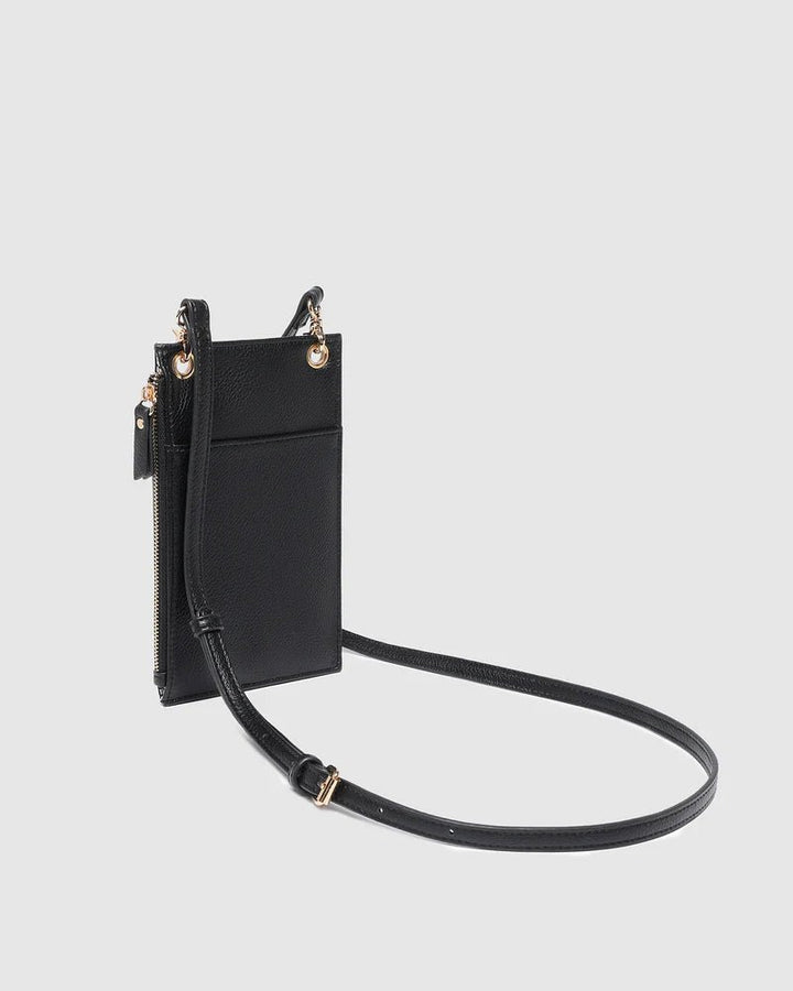 Suki Phone Bag - Black Handbag Louenhide