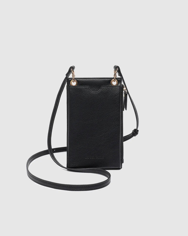 Suki Phone Bag - Black Handbag Louenhide