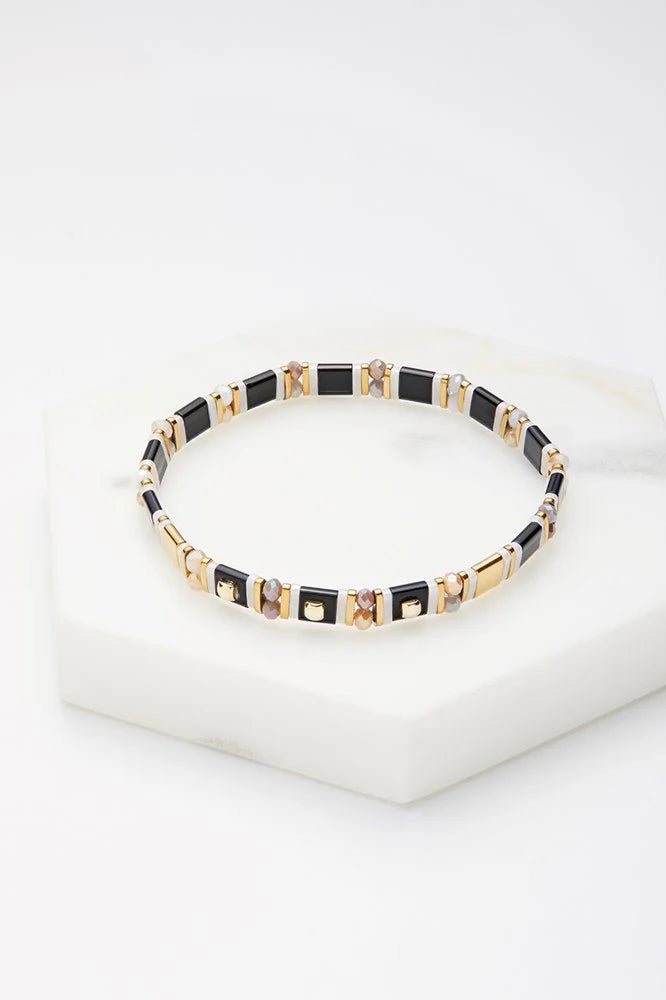 Tile Bracelet - Black bracelet Zafino Jewellery