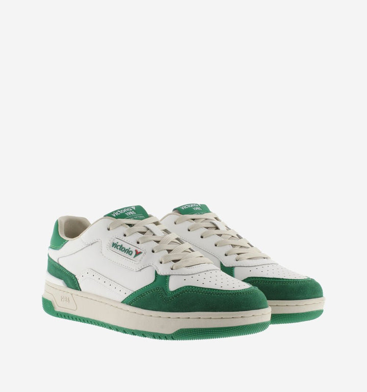 Unisex single-colour retro trainers Emerald Green Shoes Victoria Shoes