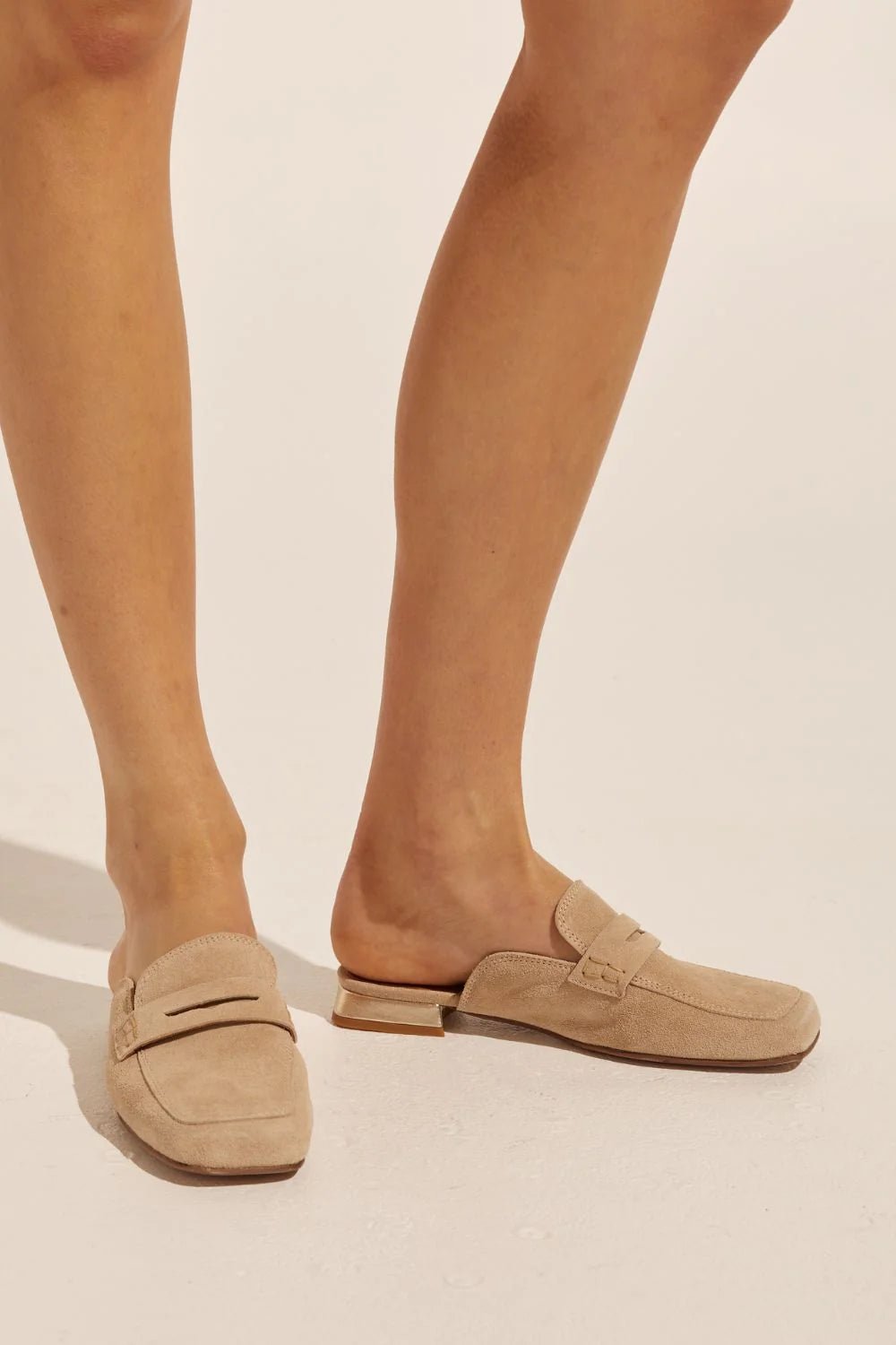 Unlock Loafer - Fawn Suede Shoes Zoe Kratzmann