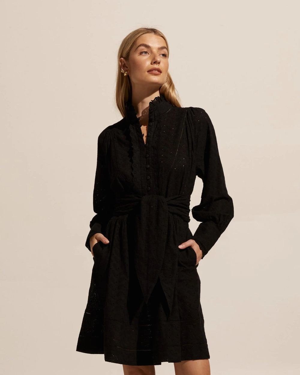 Velour Dress - Black dress Zoe Kratzmann   