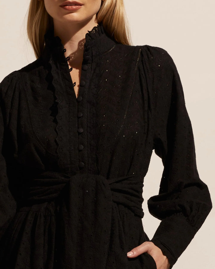 Velour Dress - Black dress Zoe Kratzmann   