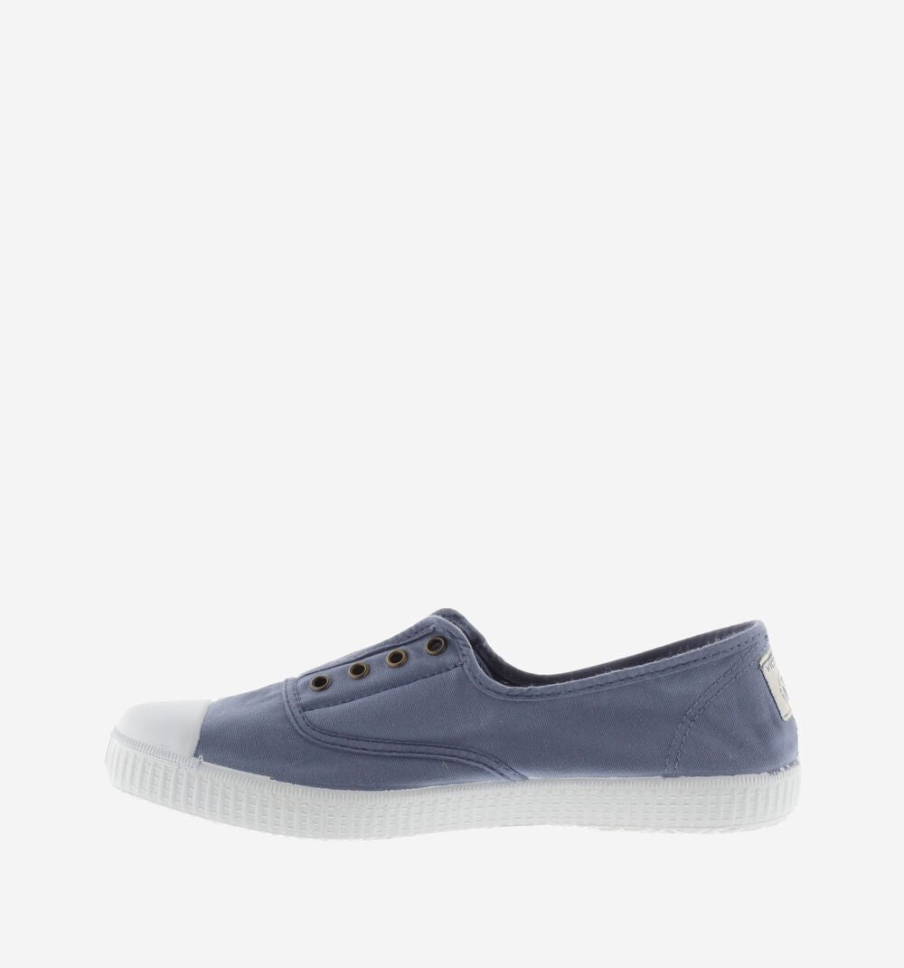 Canvas Elastic Trainers Azul – Stanleyandstone