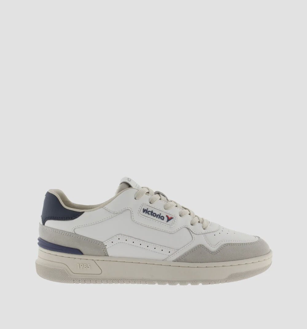 Unisex single-colour retro trainers _ Navy Shoes Victoria Shoes