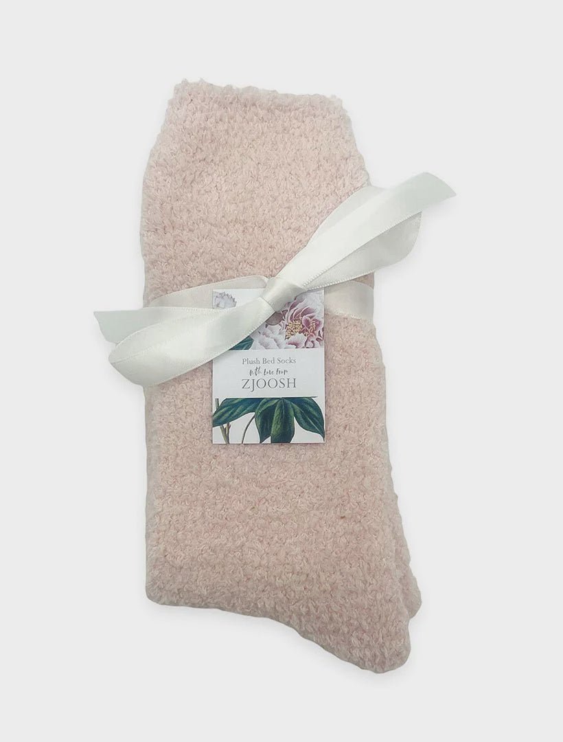 Zjoosh Plush Bed Socks Pink SOCKS zjoosh