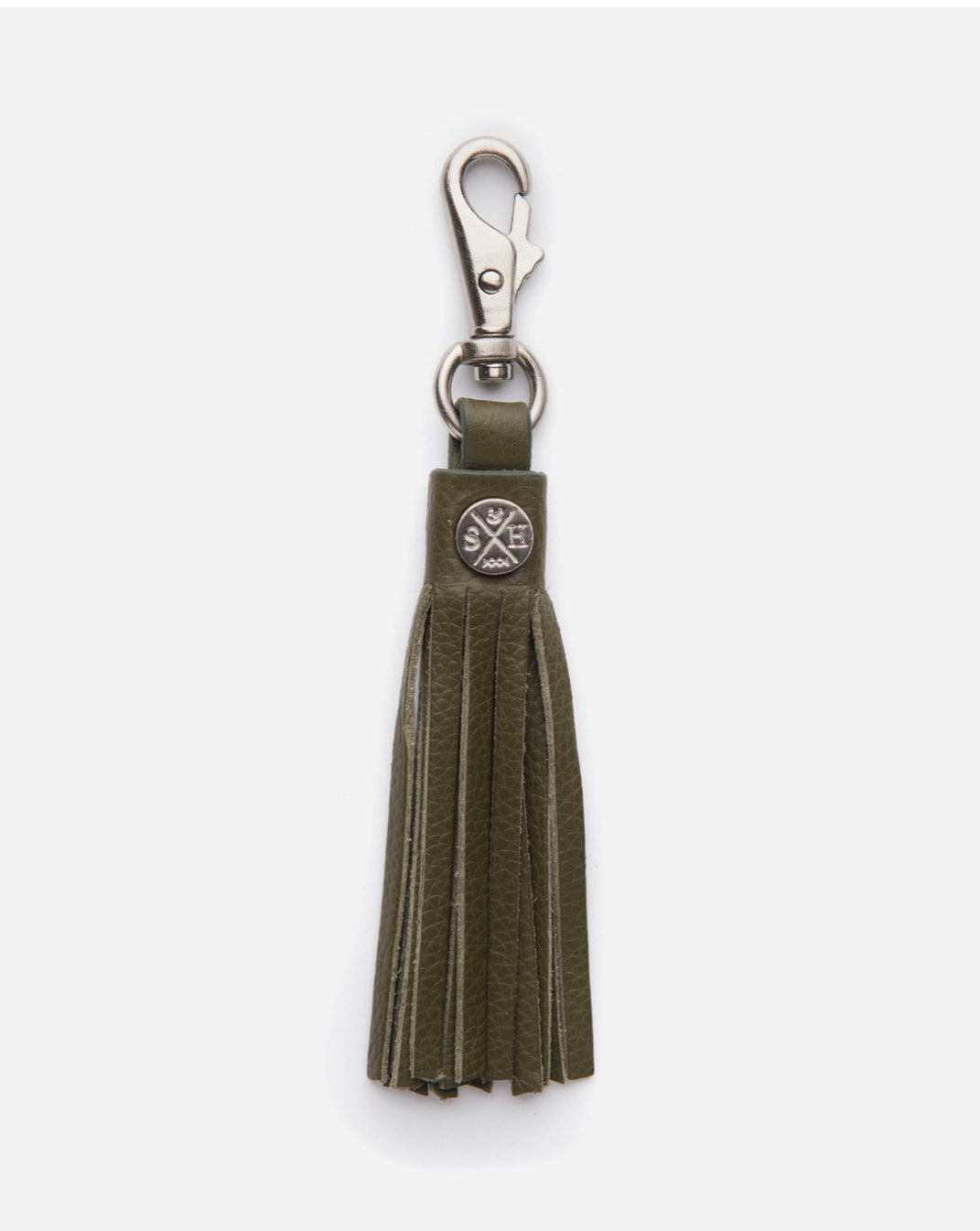Leather Tassle - Olive Accessories Stitch and Hide   