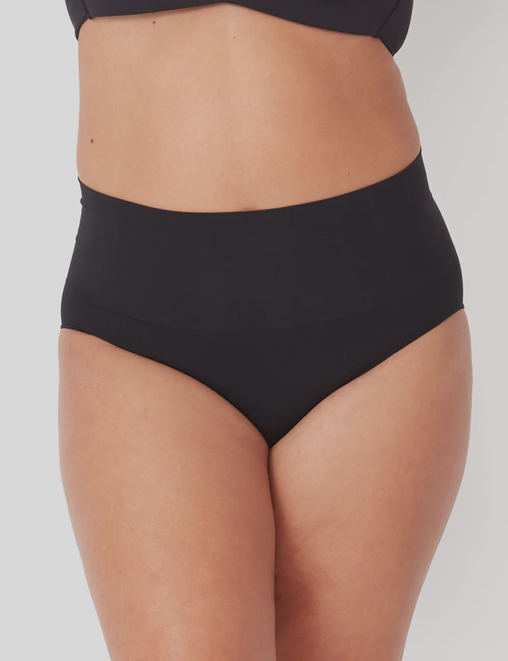 2 Pack Ambra Seamless Smoothies Full Brief - BLACK Undergarments Ambra