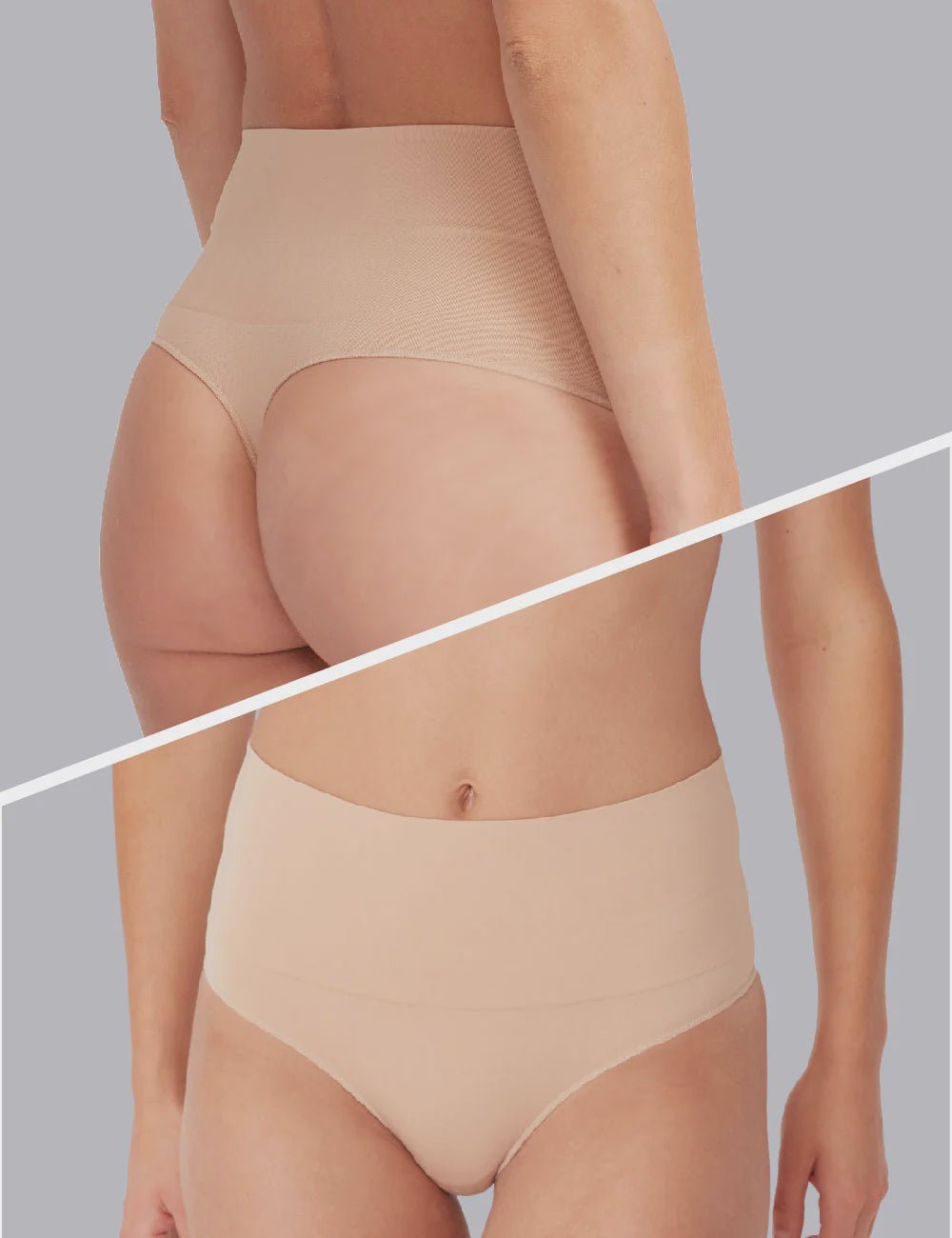2 Pack Seamless Smoothies G-String - Rose Beige Undergarments Ambra