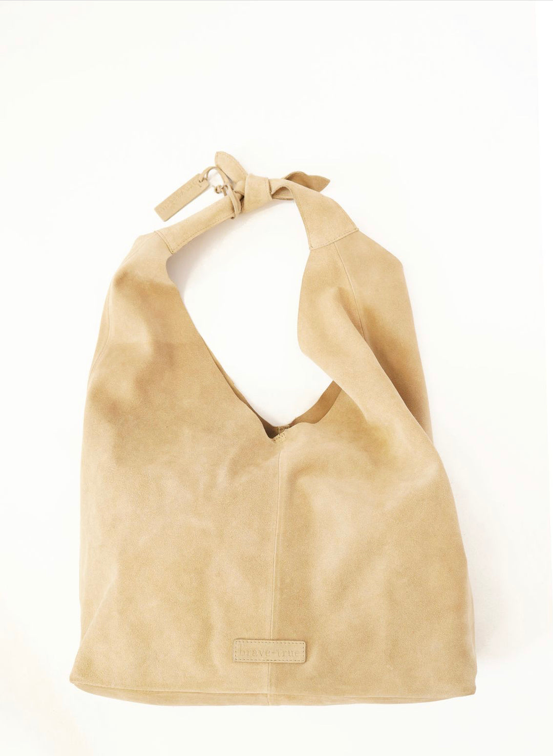 Knot Bag - Ecru Suede Bags Brave + True   