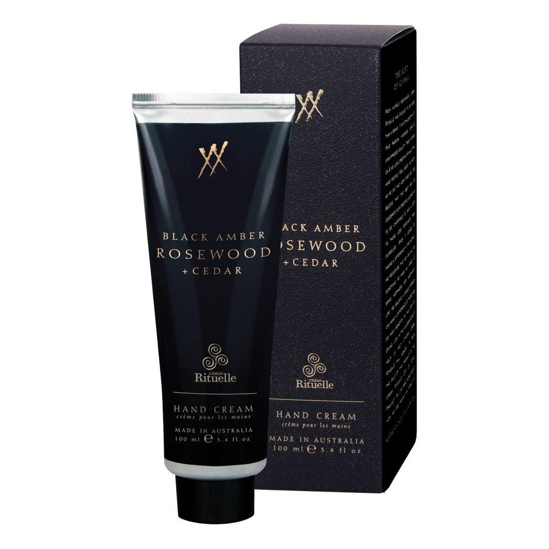 Black Amber, Rosewood and Cedar Hand Cream gifts Urban Rituelle