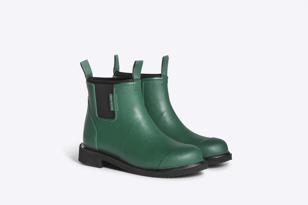 Bobbi Gumboot // Alpine Green / Black boots Merry People