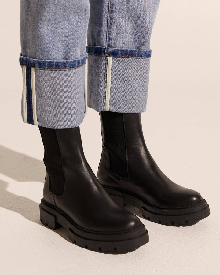 Derive Boot - Black Leather Shoes Zoe Kratzmann