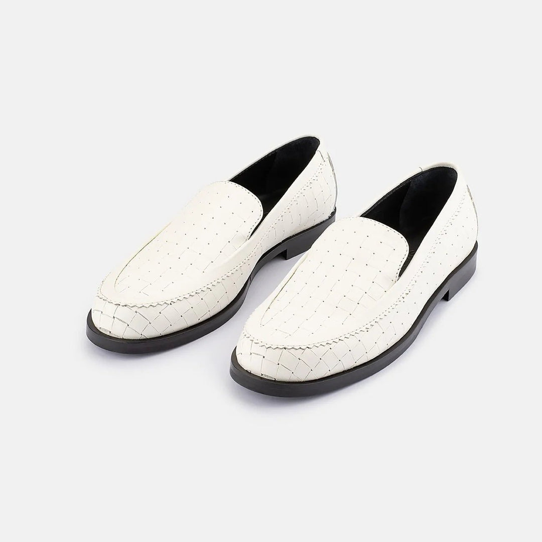 Emmie - Coconut Emboss Shoes Department of Finery