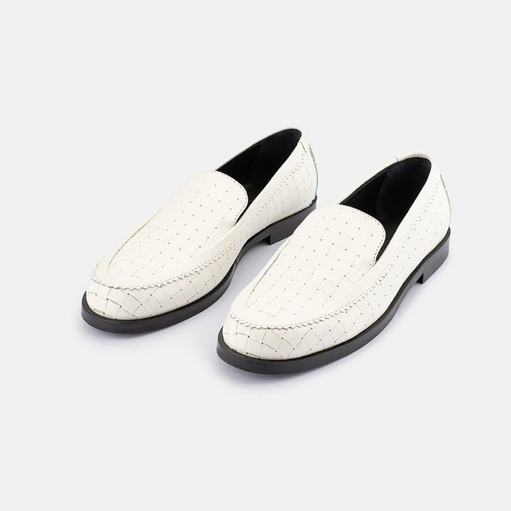 Emmie - Coconut Emboss Shoes Department of Finery