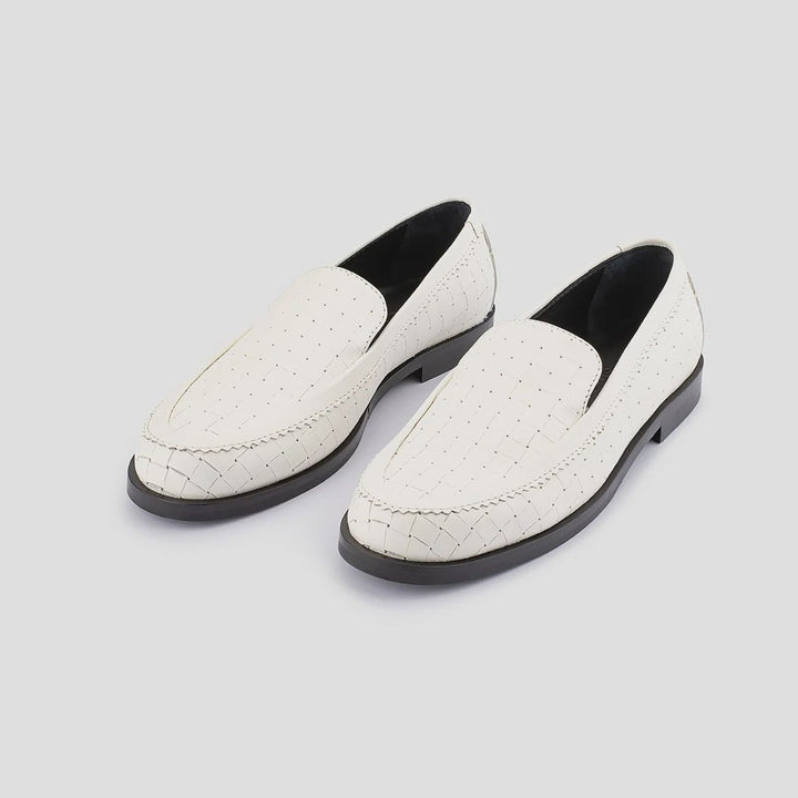 Emmie - Coconut Emboss Shoes Department of Finery