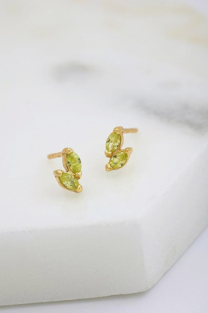 harper stud earing green Earing Zafino Jewellery