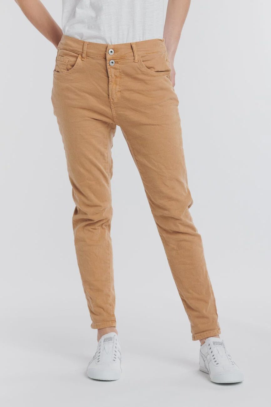 Italian Star Emma Stretch Jean - Camello Jean Italian Star