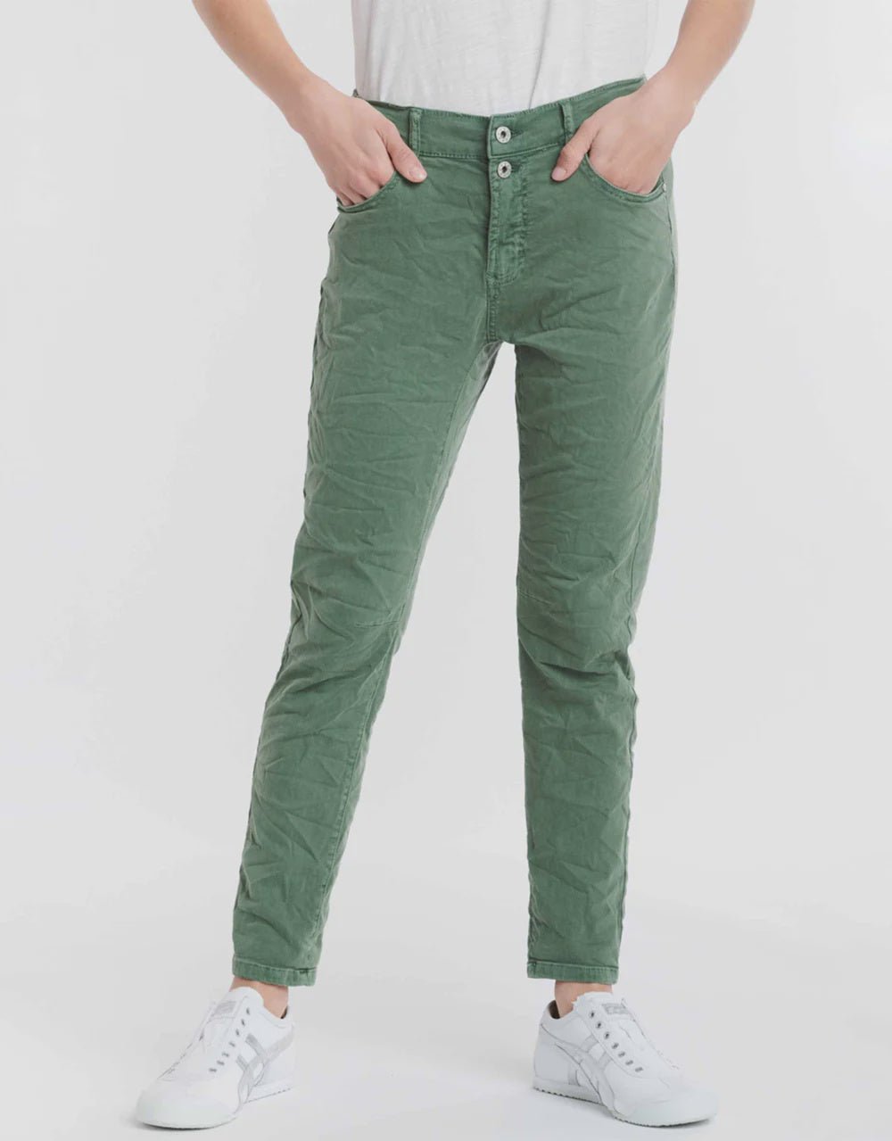 Italian Star Emma Stretch Jean - Moss Jean Italian Star